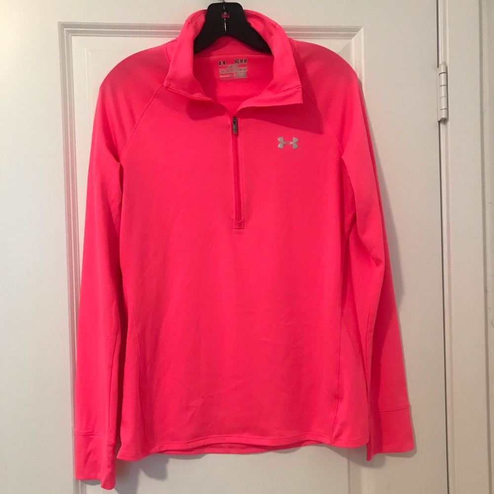 under armour pink Long Sleeve Pullover Top size M